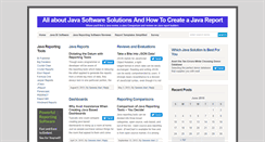 Desktop Screenshot of javareports.info